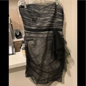 Only worn once! Black and white tule Dress. 10.